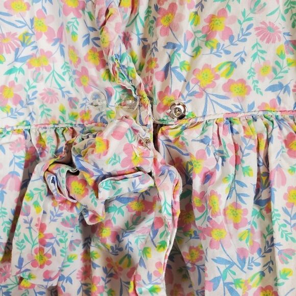 Tommy Bahama Floral Petticoat Bow In Back Dress Size 8 - Picture 8 of 9